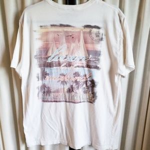 Margaritaville off white tee shirt, size medium 1